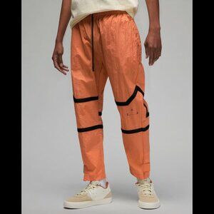 Men's Jordan 23 Engineered Water Repellent Pants Orange Rust DV7699-872 Sz M NWT